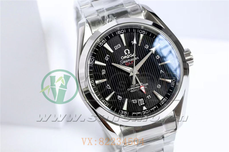 VS廠歐米茄海馬150米GMT黑盤細節如何（vs廠海馬150雙時區值得入手嗎）