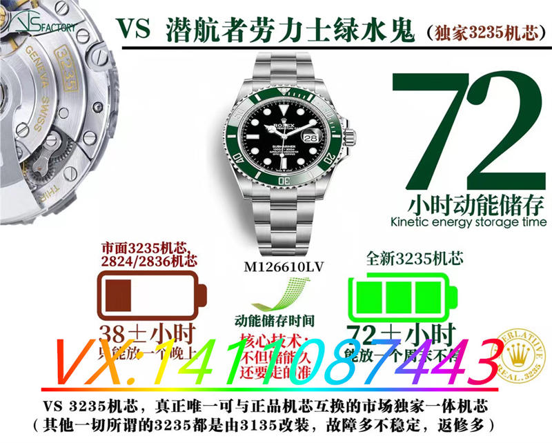 VS廠手表值得入手嘛？VS廠勞力士3235機芯評測？