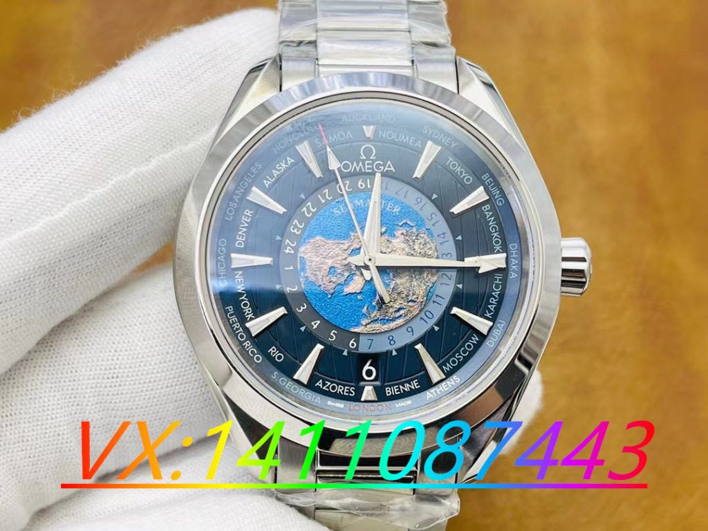 VS廠歐米茄海馬世界時(shí)搭載8938機(jī)芯對比正品是否一眼假？