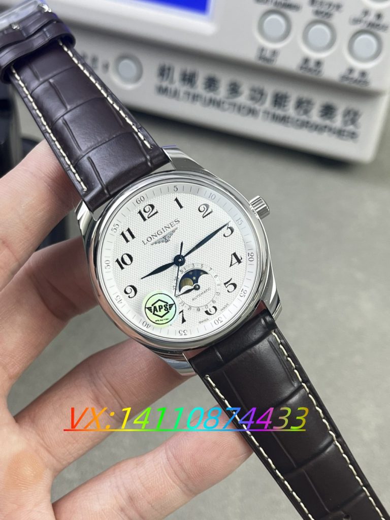 APS廠浪琴月相做工細(xì)節(jié)全面評測